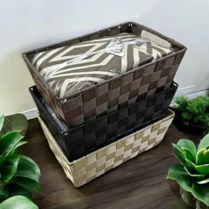 Juego de sabanas en canasta LOVE & HOME
