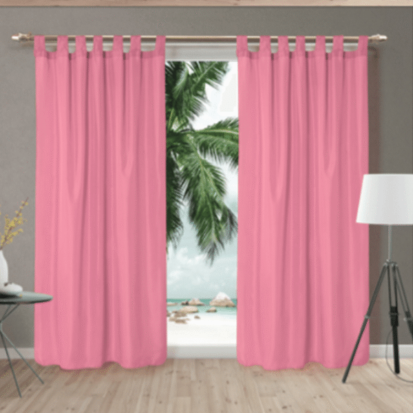Cortina de ambiente tropical lisa - Image 2