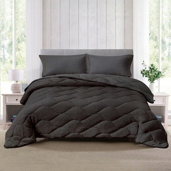 Acolchado luxury surf flannel con corderito