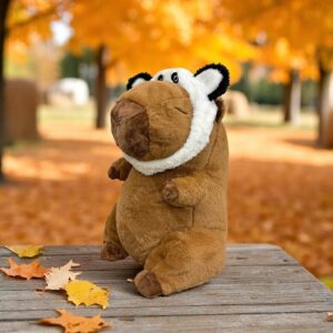 Peluche Capibara con manta plush dentro