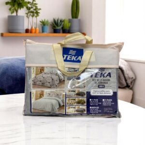 2 Juegos de sabanas Teka Set 2 en 1 Lisas y Estampadas