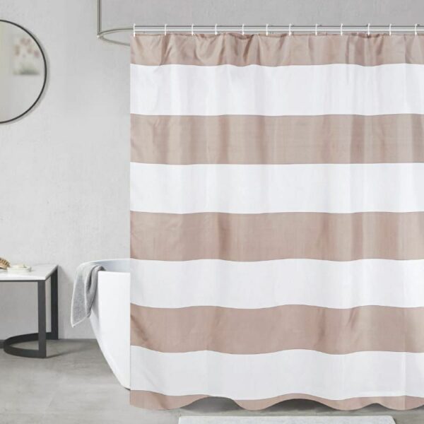Cortina De Baño Teflon Estampada Con Ganchos - Image 8